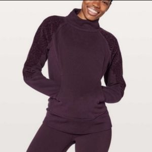 Lululemon Purple Violet Velvet Pullover Athletic Sweater